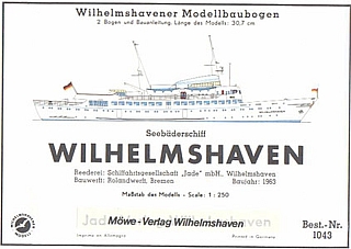 Plan PassengerShip Wilhelmshaven - WILHELMS